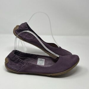 NOS Merrell Purple Suede Vibram Sole Ballet Flats Women’s 9 Comfort Shoes